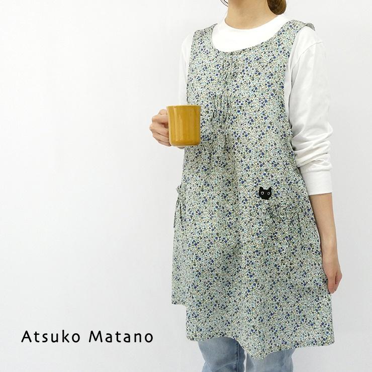 Atsuko Matano（アツコマタノ） マタノアツコ エプロン チュニック 猫