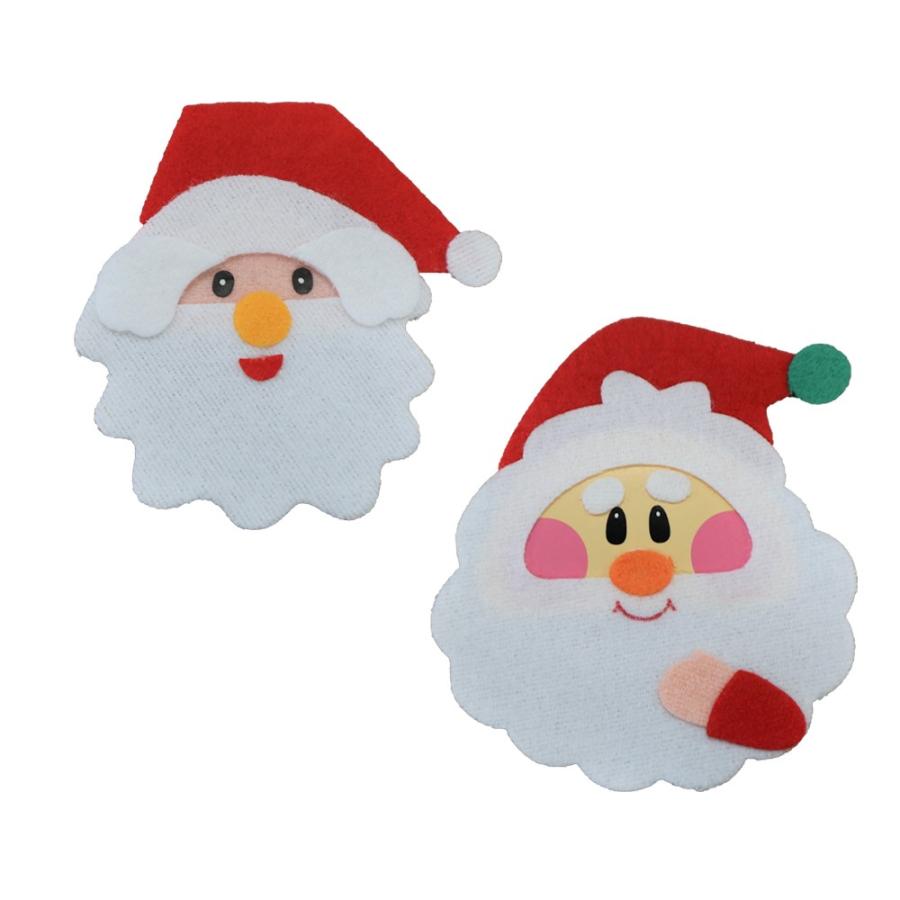 サンタ クリスマスオーナメント フェルトパーツ（2枚入り）手作り