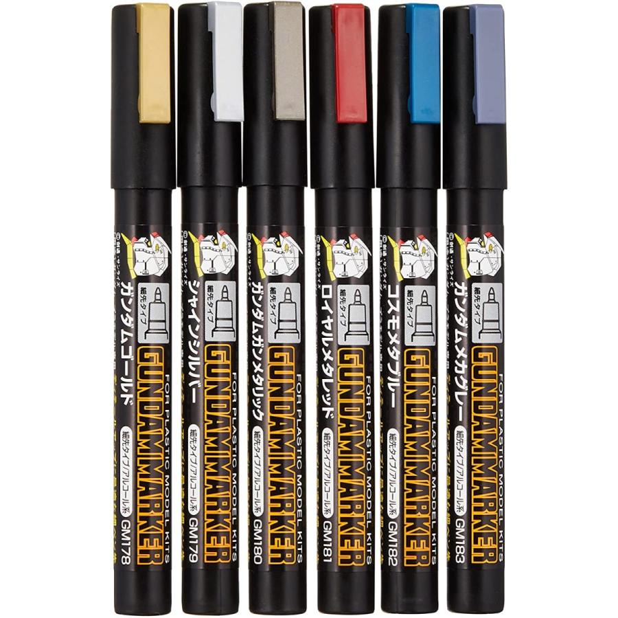 ガンダムマーカー細先タイプセット2（プラモまとめ買いで5％オフ