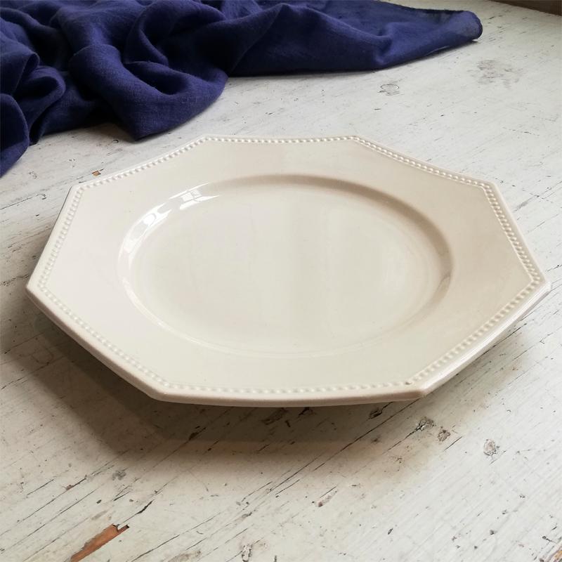 Sarreguemines サルグミンヌ オクトゴナル プレート フランス