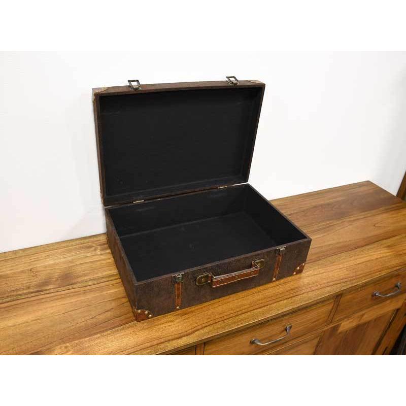 トランクボックス レザー L トランク アンティーク ビンテージ