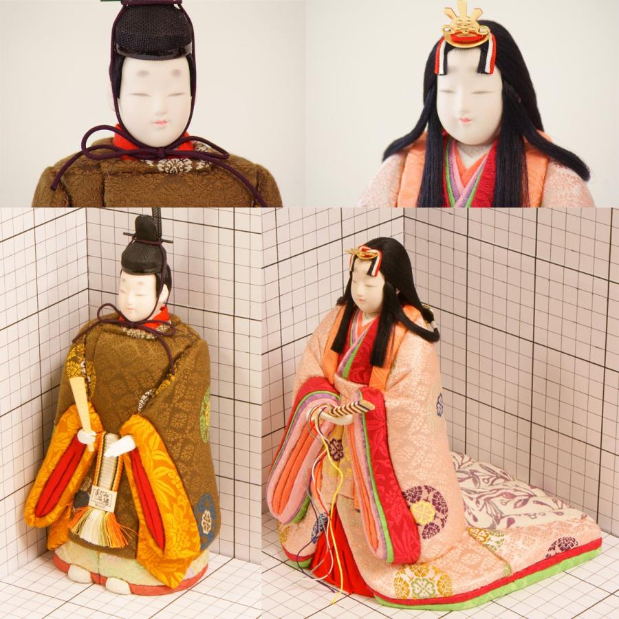 雛人形 皇華立雛親王飾り406 ゆうき作 江戸木目込人形 【店頭展示品