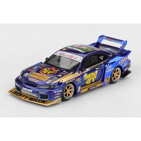 MINI-GT 1/64 Nissan シルビア(S15) LB-Super Silhouette #555 2025