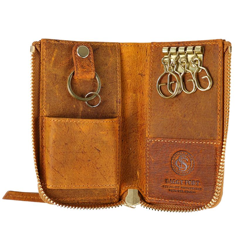 BAGGY PORT（バギーポート） キーケース メンズ レディース 本革 L字