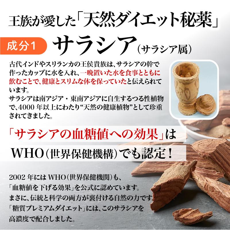 ザ糖質プレミアムダイエット 60粒入パック(約1-2か月分) 【2個以上ご