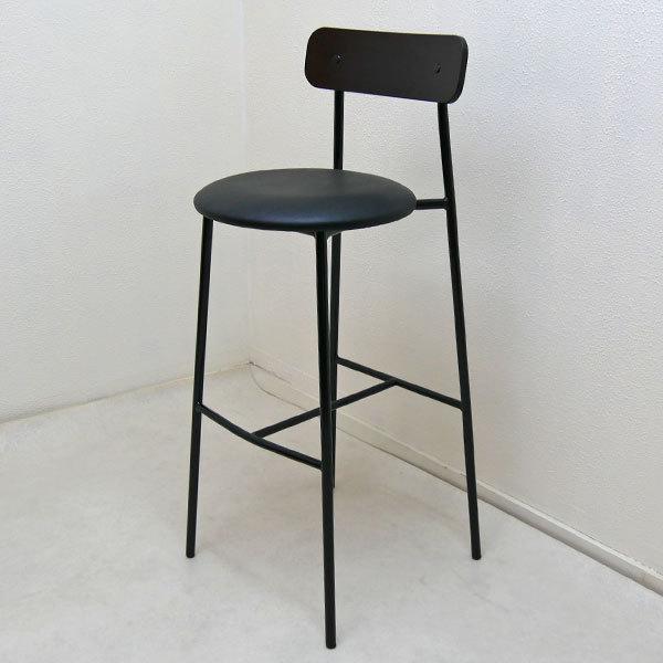 ハイカウンターチェア CHIC-シック 座面高80cmバーチェア スチール脚