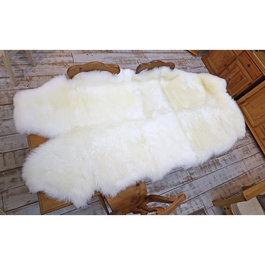 新品 在庫限り BOWRON ボーロン GOLD STAR ムートンラグ 5匹 ホワイト