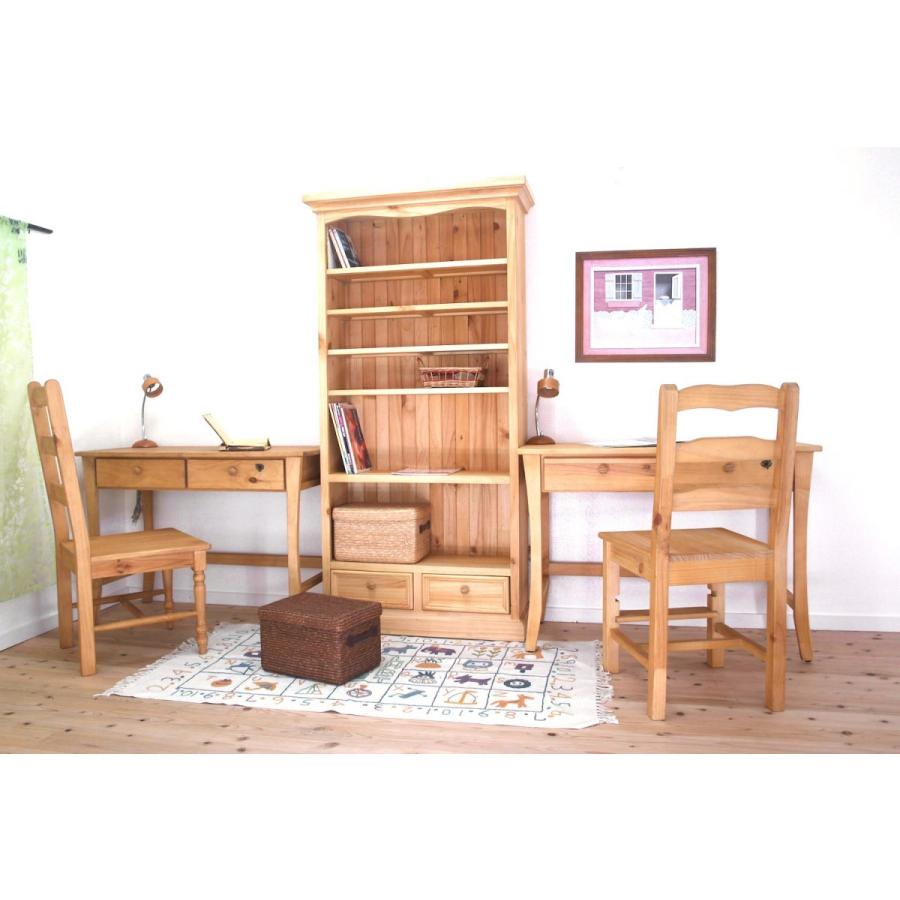 ナチュラルカントリー オープンシェルフ 雑貨 服 展示棚 パインブック