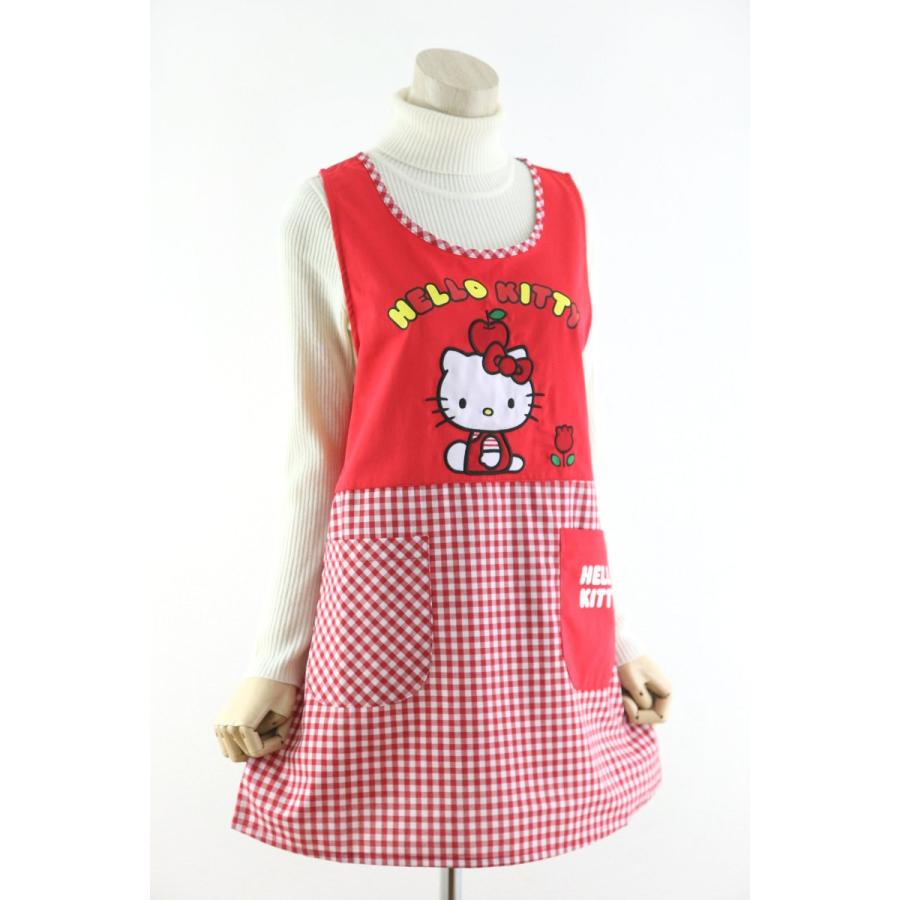 sanrio（サンリオ） キャラクターエプロン ハローキティ 保育士 幼稚園