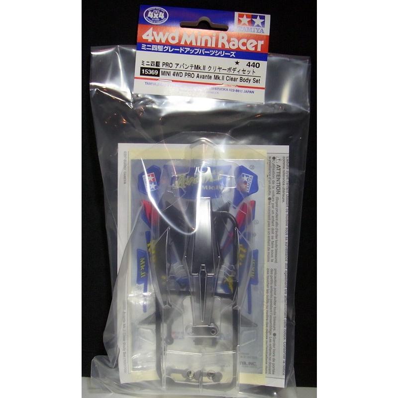 ミニ四駆 アバンテMk.II クリヤーボディセット タミヤ ミニ四駆用