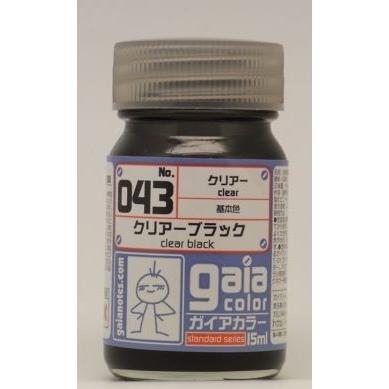 gaianotes（ガイアノーツ） クリア― ブラック 15ml 33043 ガイアカラー