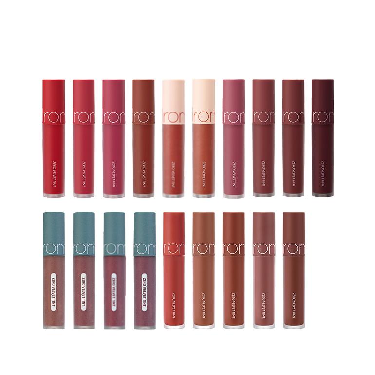 ZERO VELVET TINT rom&nd 12~25 ゼロベルベットティント 口紅 鮮やかな