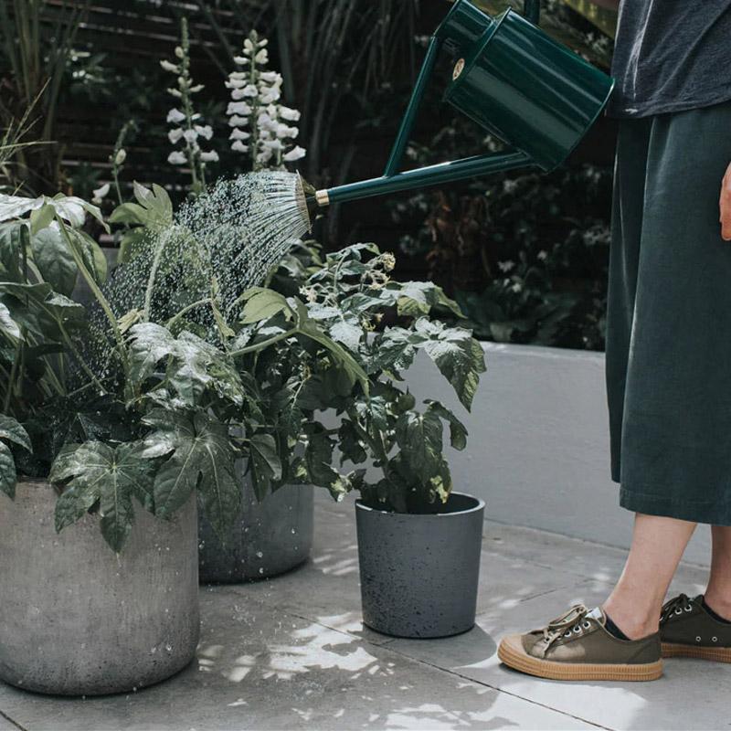 HAWS 英国 トラディショナルカン 4.5L グリーン じょうろ ジョウロ