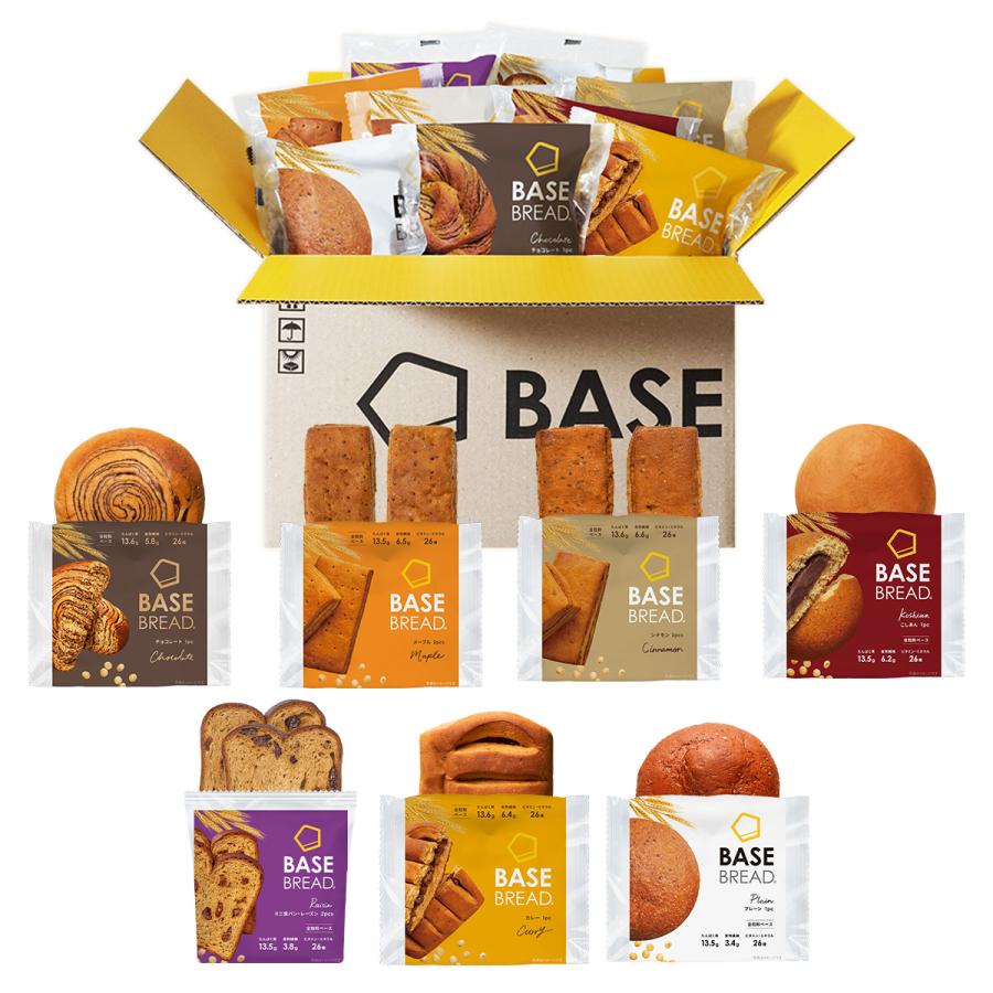 BASE FOOD（ベースフード） ベースブレッド 7種14袋 パン [こしあん