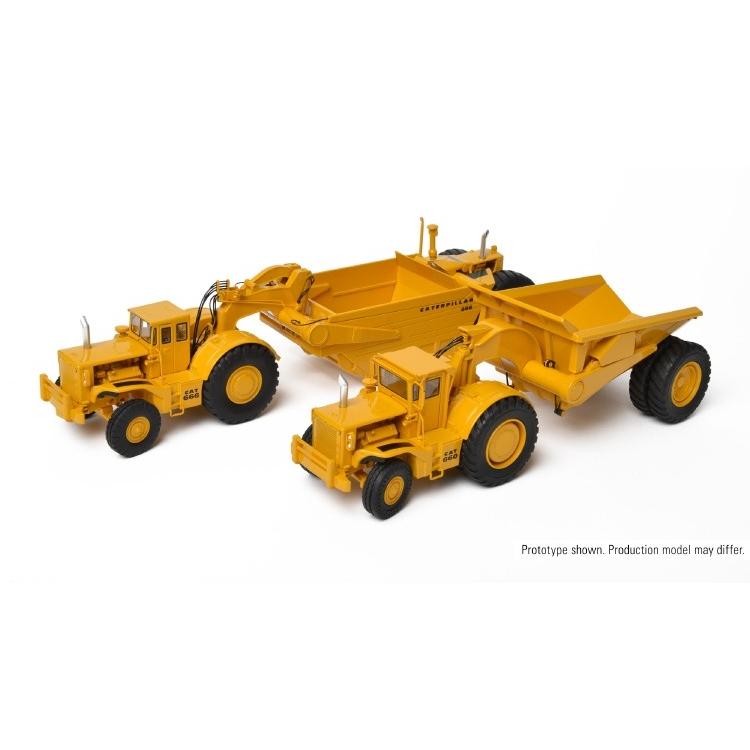 Cat 666 80トン Wheel Tractor-Scraper スクレーパーホイールローダ