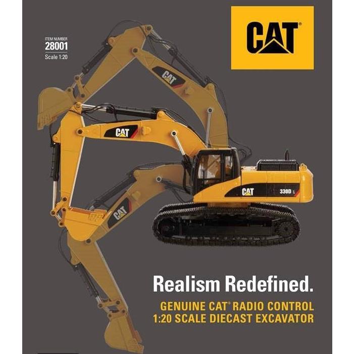 予約】CAT 330D L Diecast Excavator RC 重機 完成品 1/20 ラジコン