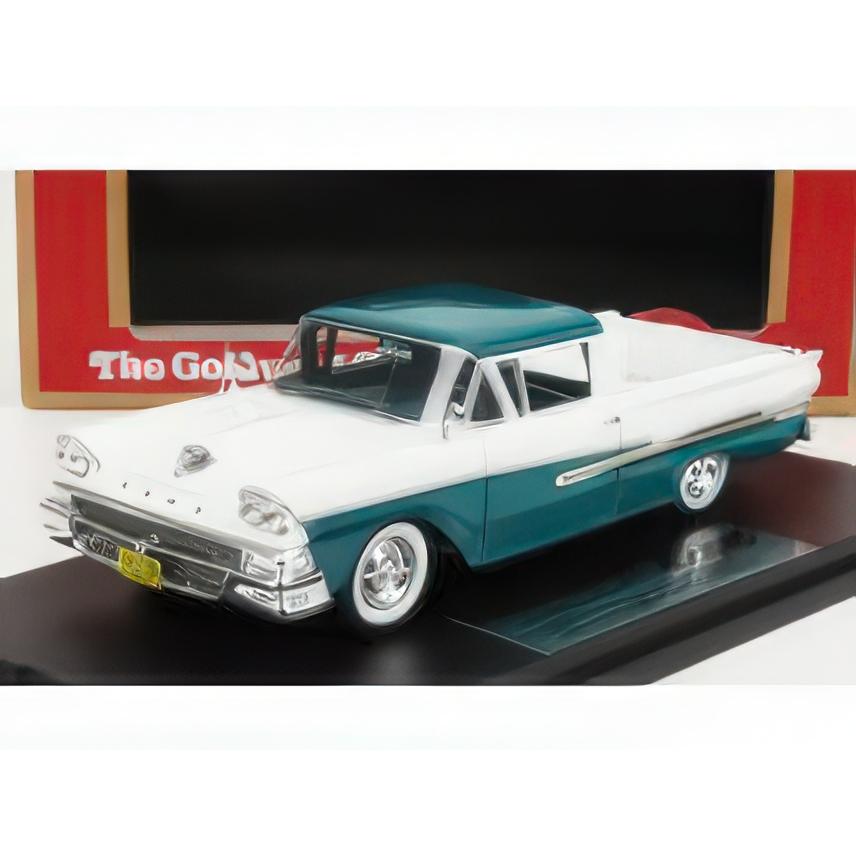 FORD USA RANCHERO PICK-UP 1958 BLUE GREEN WHITE/GOLDVARG 1/43
