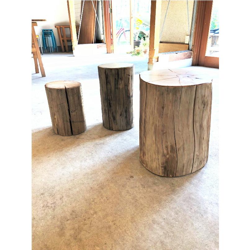 丸太 切り株 ディスプレイ オブジェ インテリア 置物 椅子 スツール