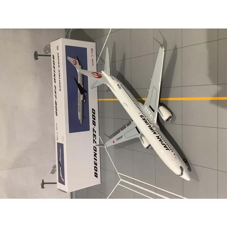 B737-800w JAL 日本航空 JA343J 1/130 ※組立式・プラ製 [BJQ2061