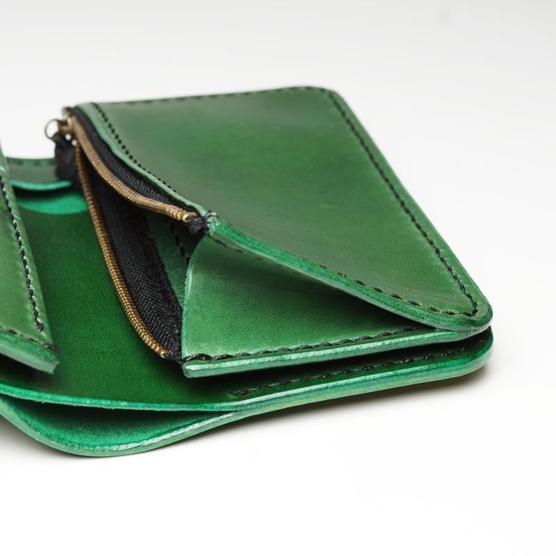 サドルミドルウォレット Aタイプ ミドルサイズ ポケットサイズ 本革