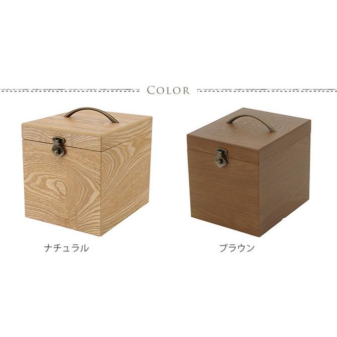 木製 メイクボックス コスメティック 鏡 ナチュラルウッド 縦型 コスメ