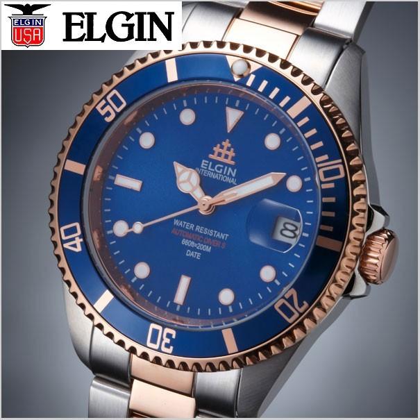ELGIN（エルジン） 紳士用腕時計 自動巻き機械式（日本製ムーブメント
