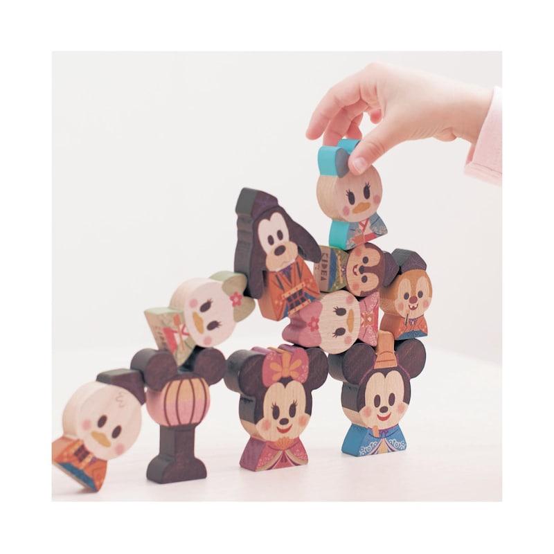 Disney（ディズニー） 雛人形 コンパクト 木製 お雛様 ひな祭り KIDEA