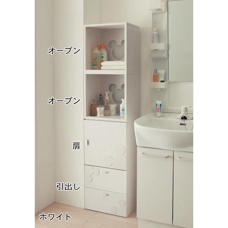 Disney（ディズニー） ボックス 収納 ラック ミッキー 木製 リビング