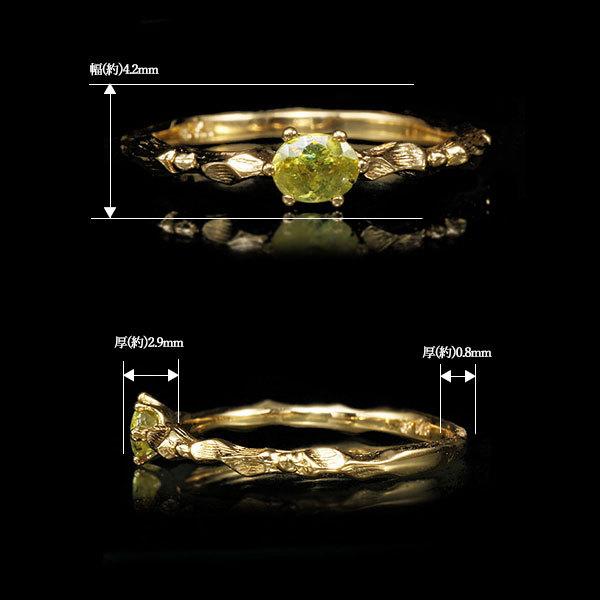 スフェーン 職人手作り カラーレディス リング 指輪 誕生石7月 1号から