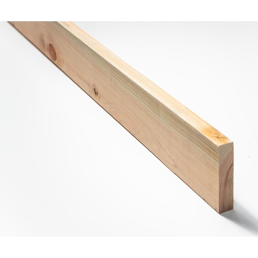 川島材木店 桧 1'x4' 長55cmx8.8cmx1.9cm 2本セット ワンバイフォー