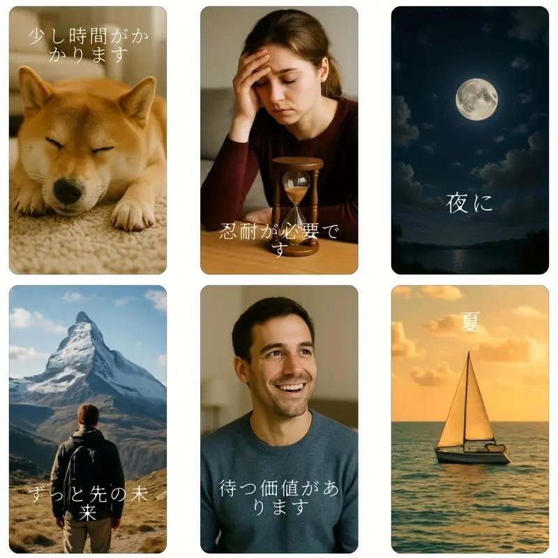 オラクルカード 日本語 時間に関するどんな質問でも聞いてください