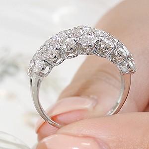 pt900 プラチナ 指輪 リング ダイヤモンド ダイヤ 豪華 2カラット 2.0