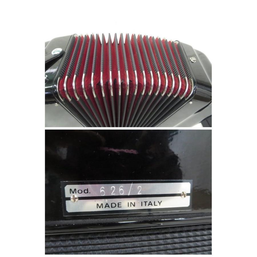 ▽イタリア製 guerrini/ゲリーニ アコーディオン 626/2 ハードケース付