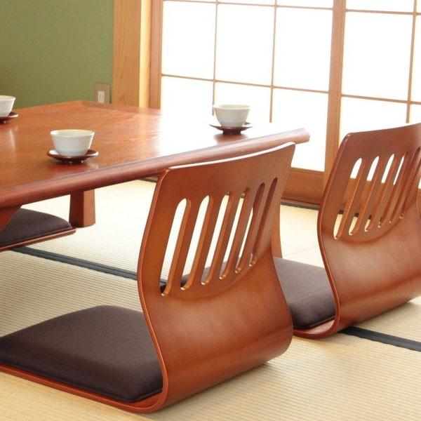 座椅子 和座椅子 2脚セット 木製 和室 和風 和座いす 和座イス 料亭