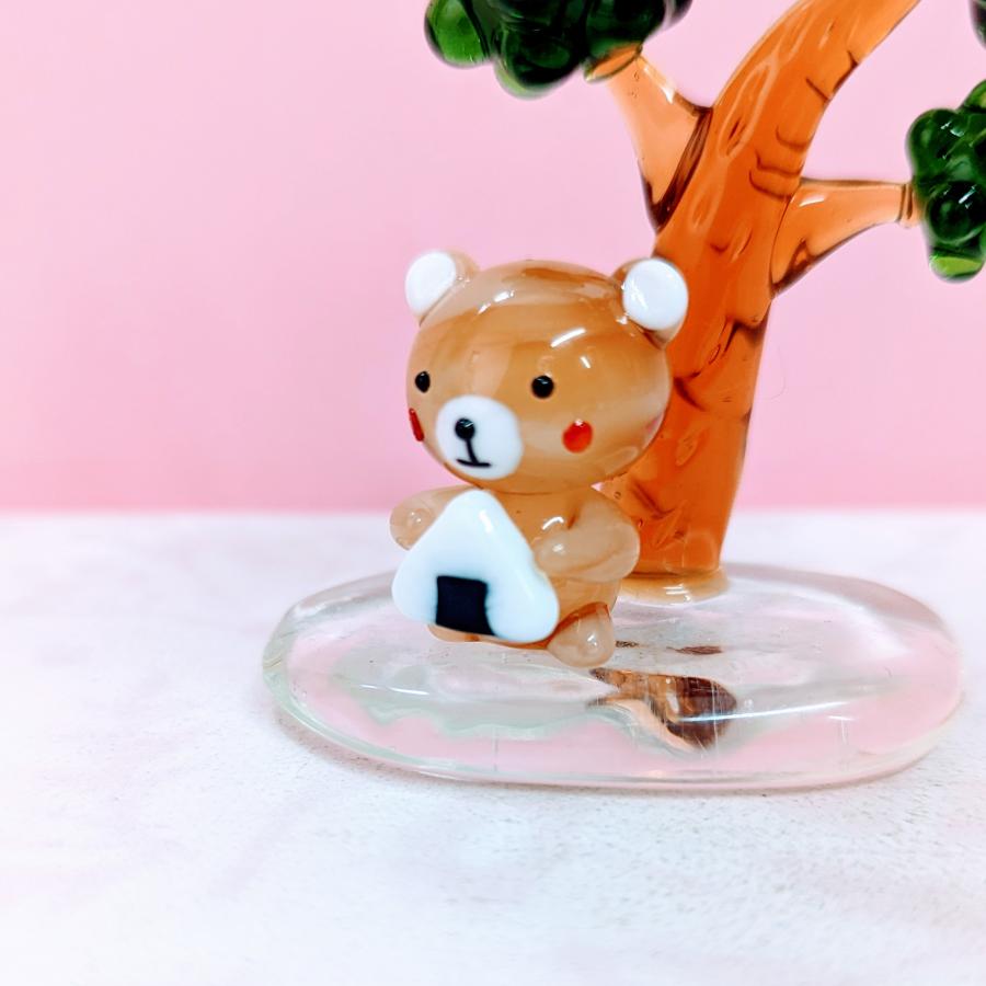ガラス細工 おにぎり（ミニ） ミニチュア 雑貨 置物 小物 : きたの
