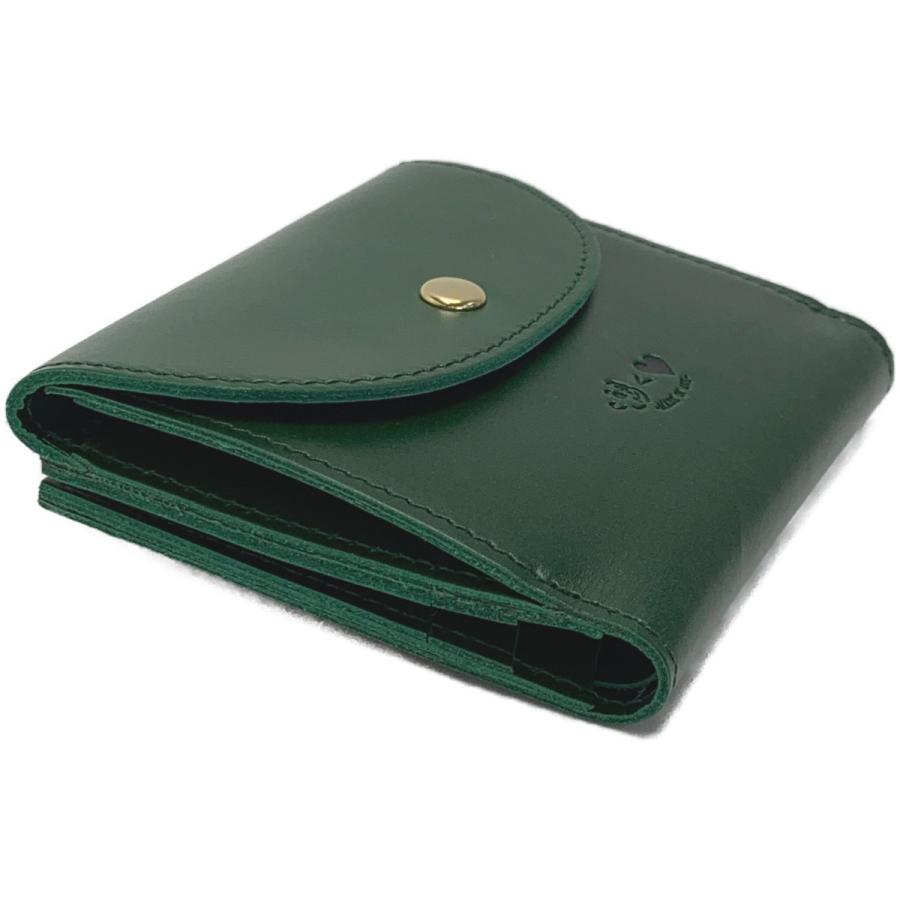 KAOYORINAKAMI カオヨリナカミ《 2つ折り財布 》グリーン / カオナカ
