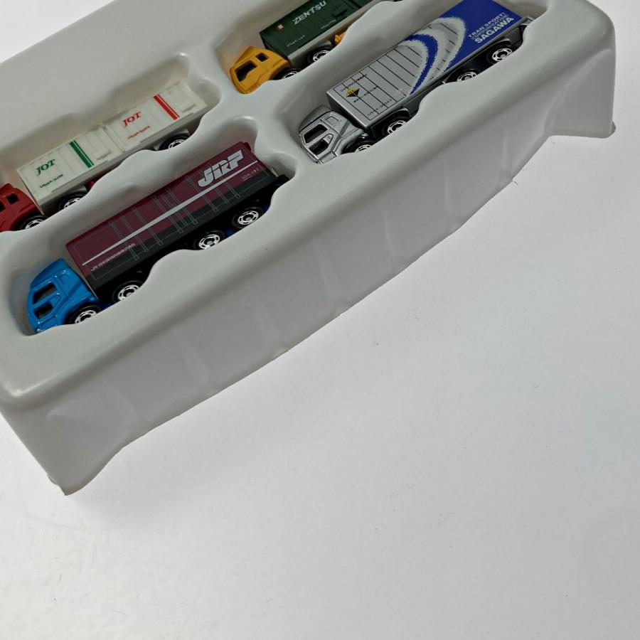 TOMICA トミカ 鉄道輸送コンテナトラックセット 4台セット TOMY トミー