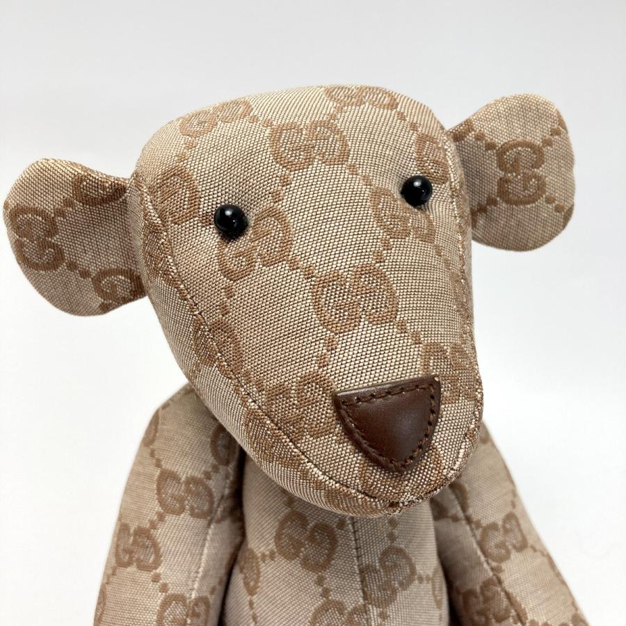GUCCI（グッチ） GGキャンバス テディベア 7077722 ベージュ系