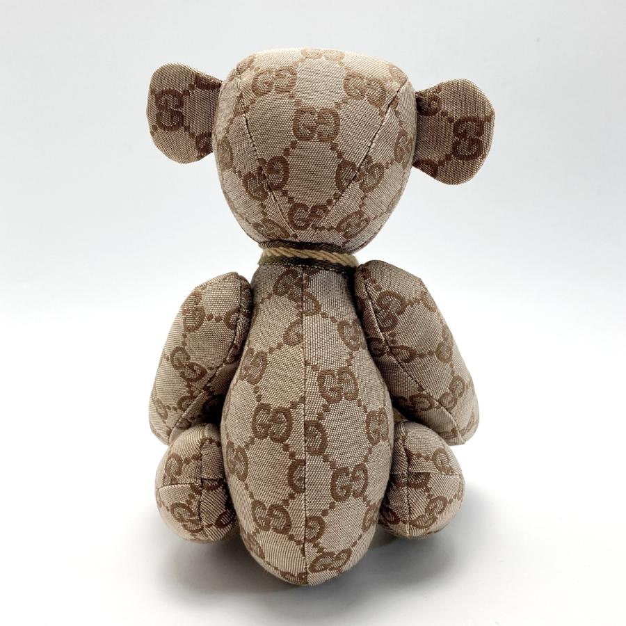 GUCCI（グッチ） GGキャンバス テディベア 7077722 ベージュ系