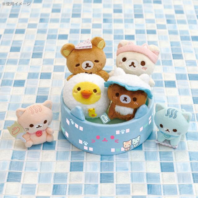 San-X（サンエックス） (10) リラックマ ねこねこの湯テーマ てのり