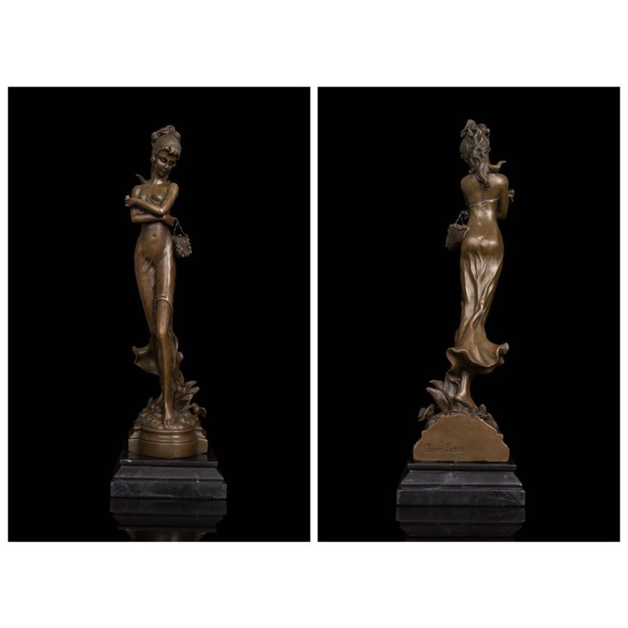 超人気ブロンズ像 裸 少女名品 インテリア家具 置物 彫刻 銅像 彫像