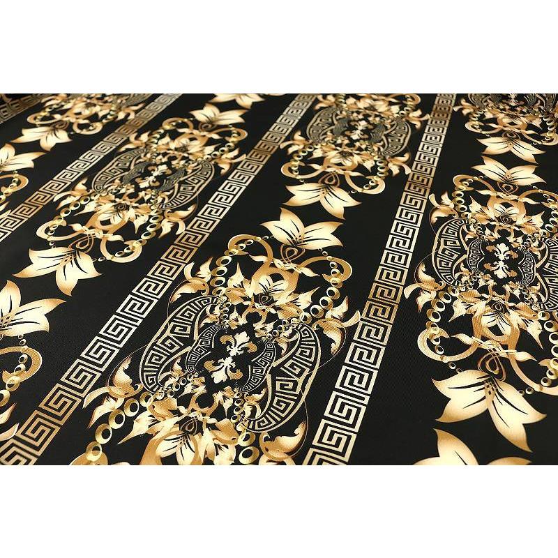 ダマスク総柄 黒 金 長袖 セットアップ ジャージ 服 DIAMOND JAPAN dj