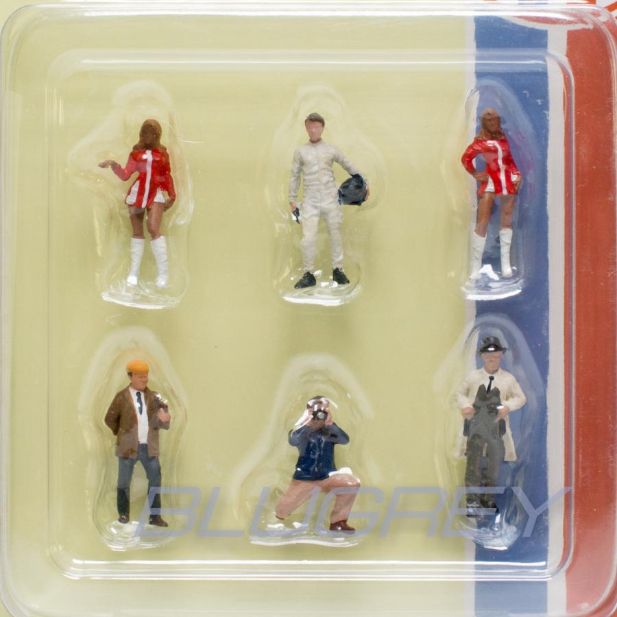 アメリカン ジオラマ 1/64 フィギア レースデイ 2 セット American
