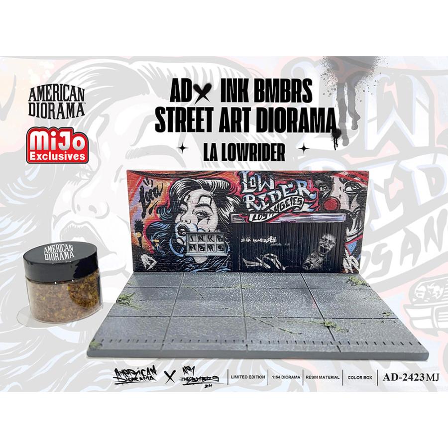 アメリカンジオラマ 1/64 ジオラマ ストリートアート LA ローライダー