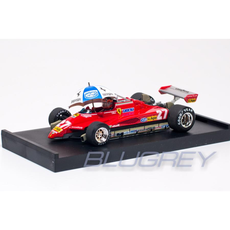 ブルム 1/43 フェラーリ F1 126C2 ジル ヴィルヌーブ フィギア