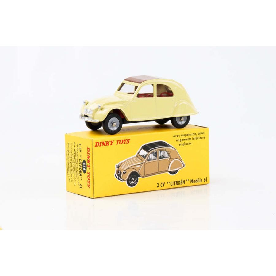 DINKY TOYS 1/43 ディンキー シトロエン 2CV ベージュ Citroen 復刻版