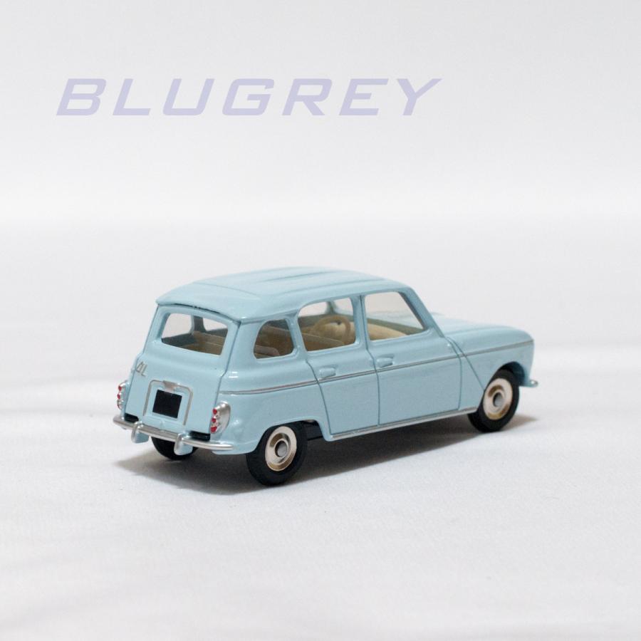 DINKY TOYS ルノー キャトル 4L ライトブルー RENAULT 復刻版 ATLAS