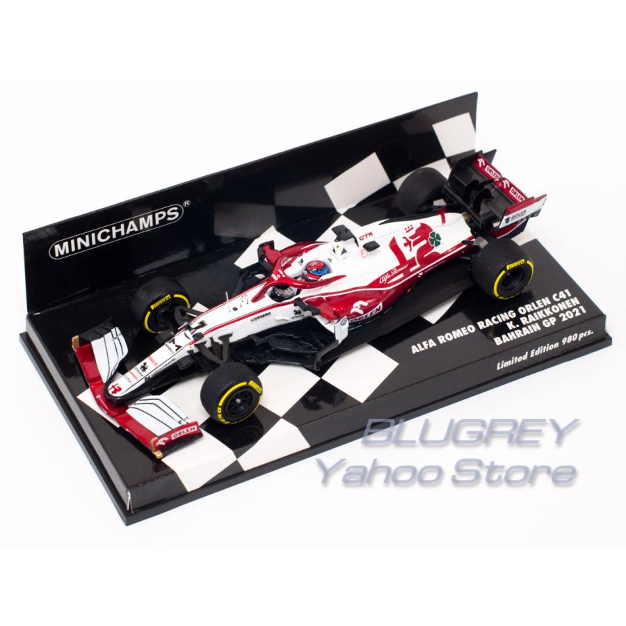 ミニチャンプス 1/43 アルファロメオ レーシング F1 C41 キミ