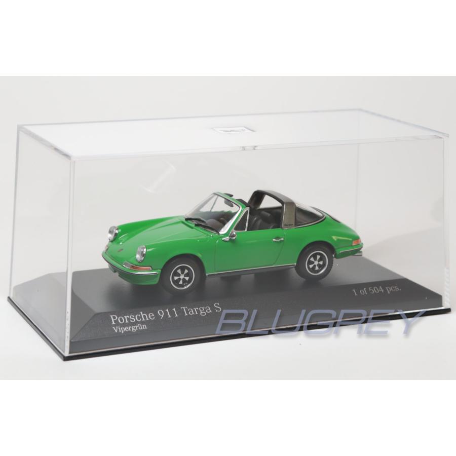 ミニチャンプス 1/43 ポルシェ 911 タルガ 1972 グリーン MINICHAMPS