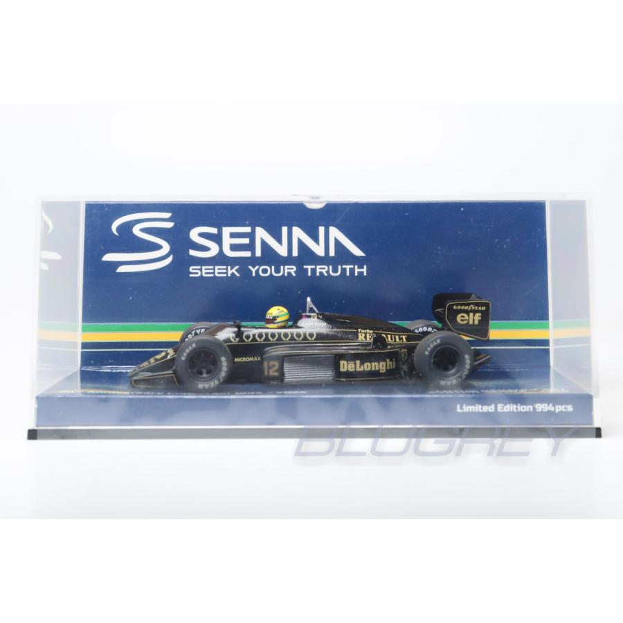 ミニチャンプス 1/43 ロータス F1 98T ルノー 1986 #12 アイルトン